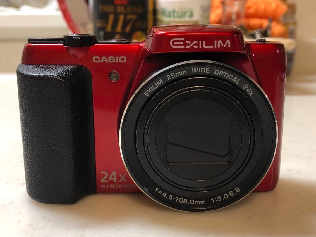 CASIO EXILIM EX-H50 カシオ コンデジ レッド