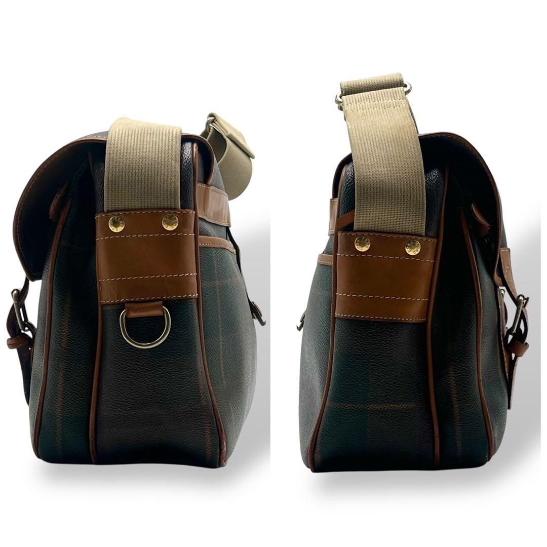 レア エトロ ショルダーバッグ スポーツカントリー ライン メッセンジャー