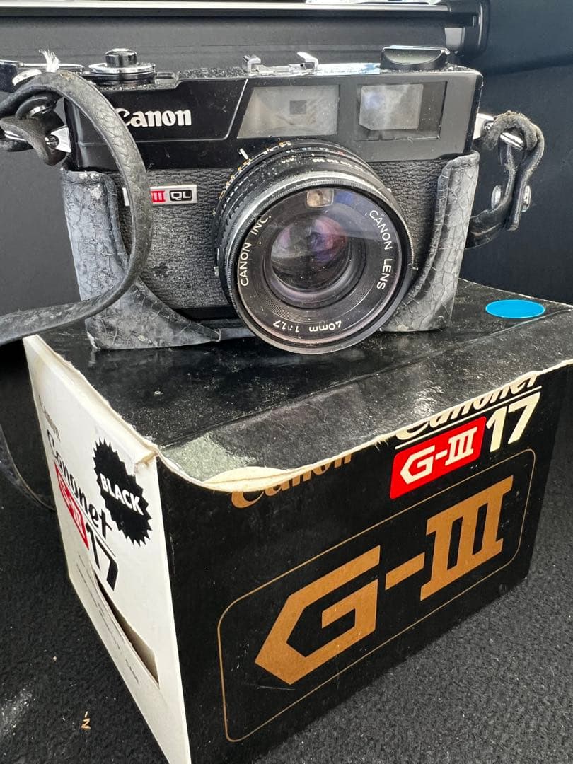 Canon G-III 17 ブラック フィルムカメラ