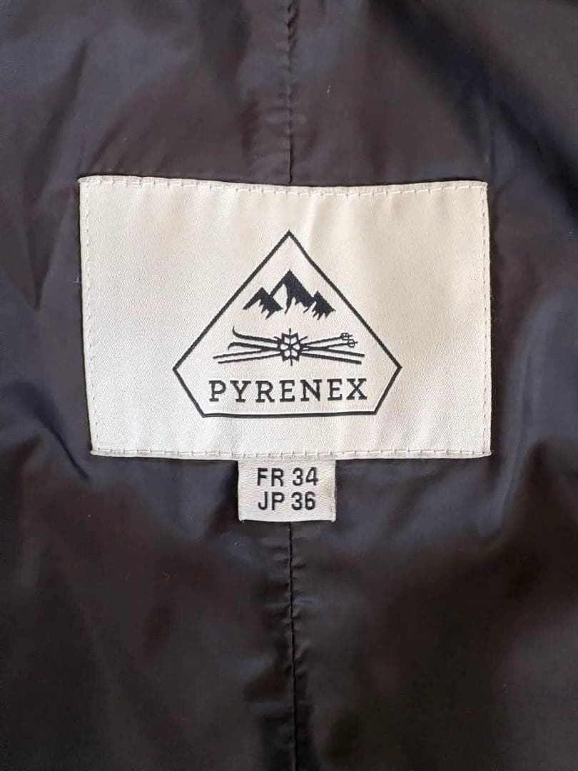 【PYRENEX】GRENOBLE ダウンジャケット ブラック 36