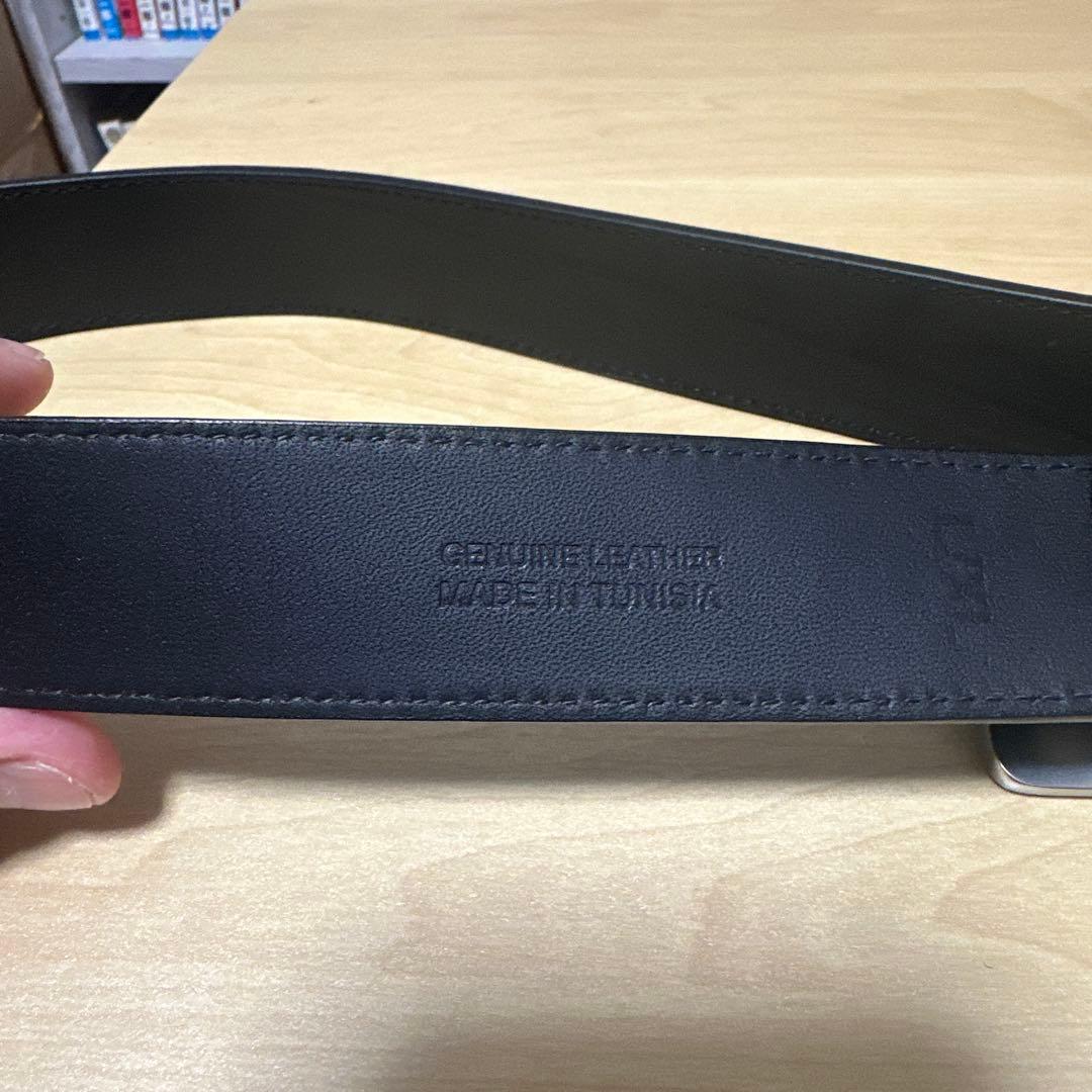 Gaultier Supreme ブラックレザーベルト