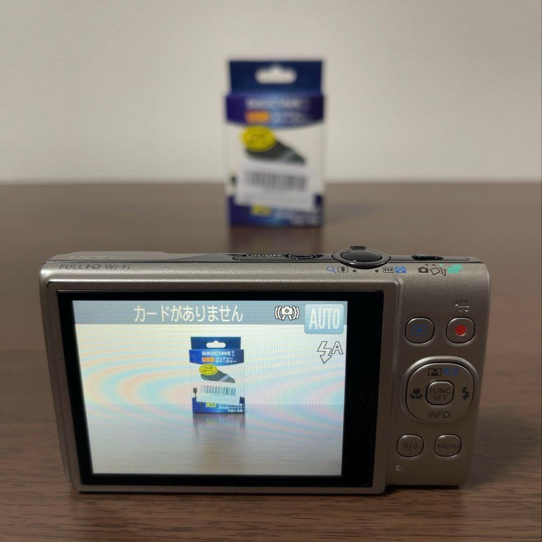【極美品】 Canon IXY650 新品充電器 新品バッテリー 付き