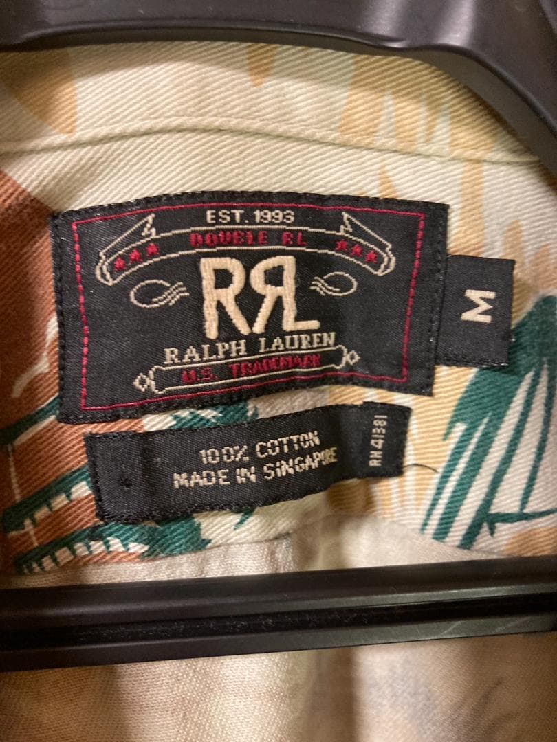 ②RRL アロハシャツ 三つ星 ダブルアールエル ラルフローレン Ralph