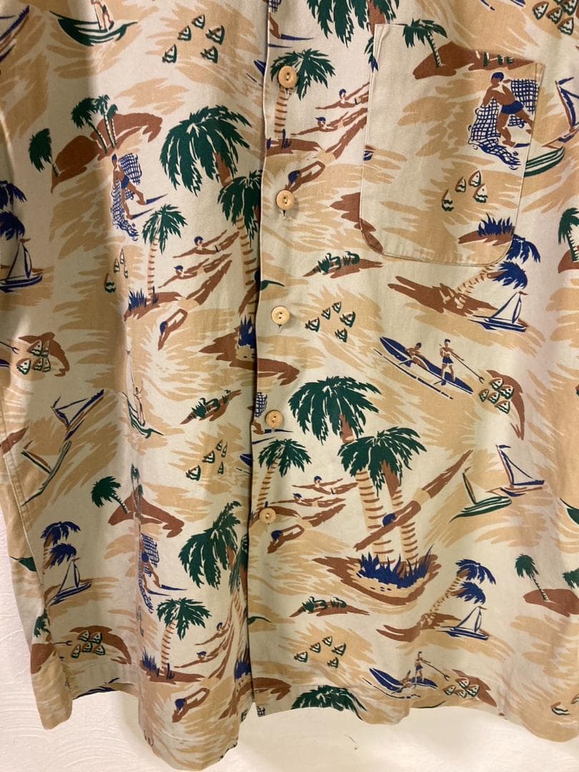 ②RRL アロハシャツ 三つ星 ダブルアールエル ラルフローレン Ralph