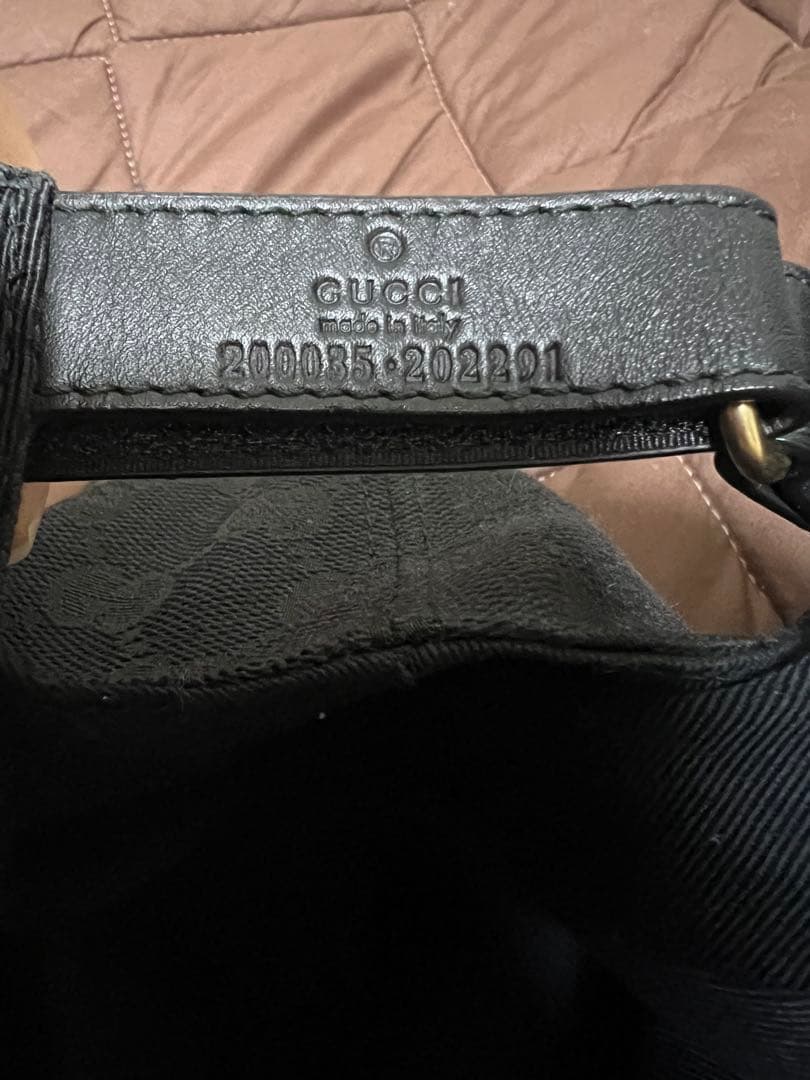 GUCCI グッチ キャップ GG柄 ブラック 正規品 男女兼用