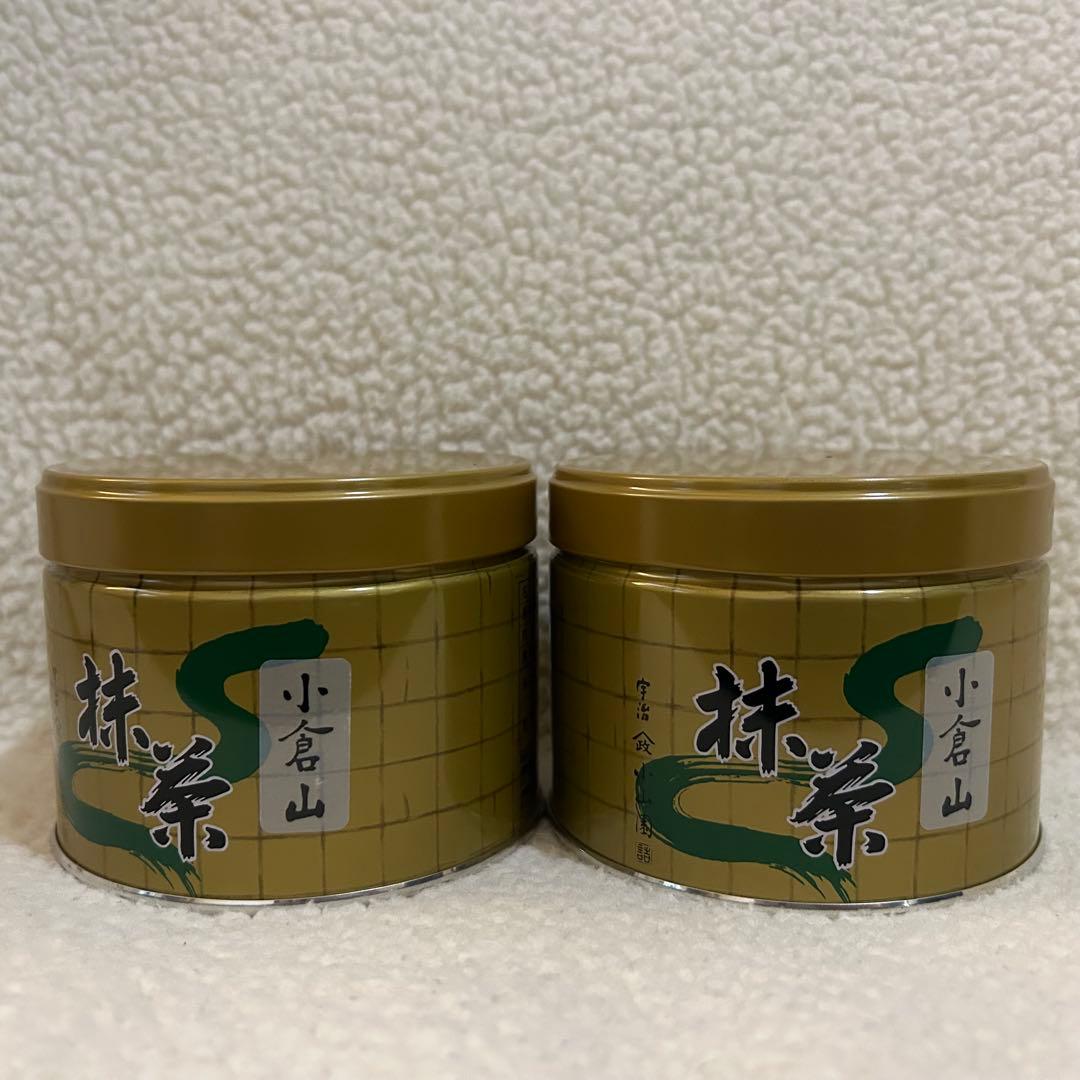 山政小山園　小倉山　150g缶入り　2缶　抹茶