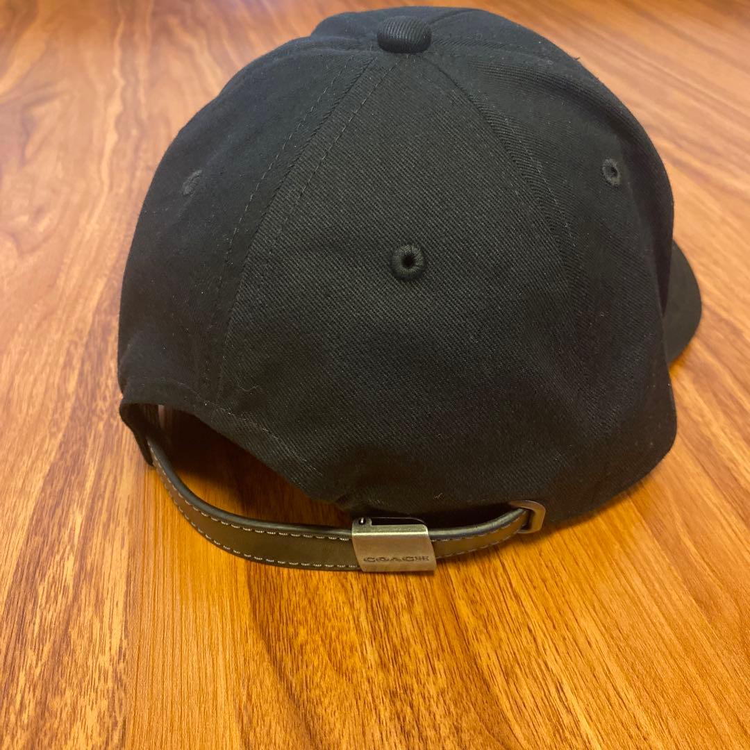 COACH ブラック ベースボールキャップ
