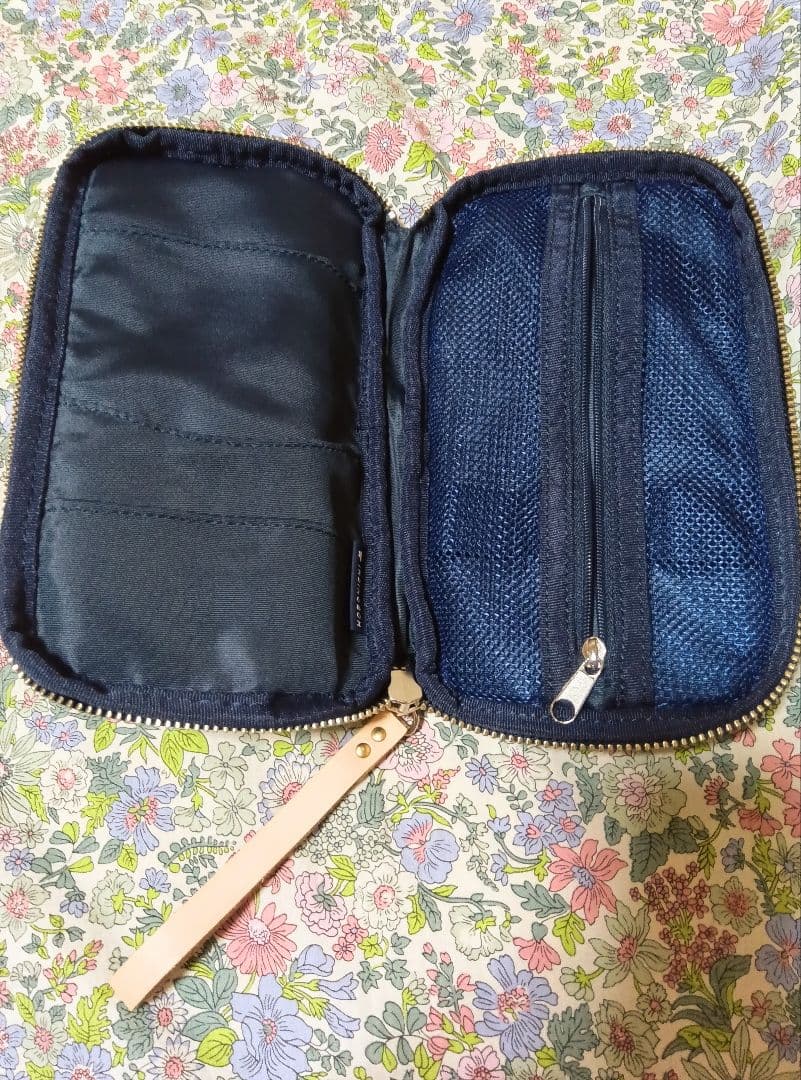 ほぼ日　ちいさいひきだしポーチ　ミナペルホネン　タンバリン