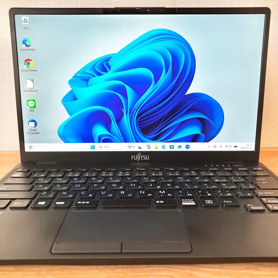 【格安】軽量/SSD/カメラ/オフィス付/Windows11/黒/ノートパソコン