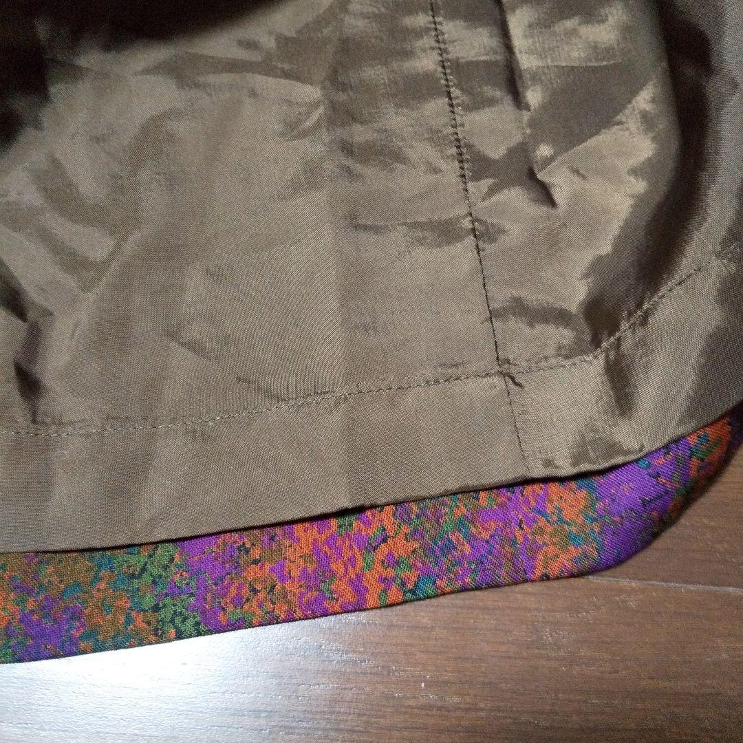 ky261 GIVENCHY コクーン ワンピース モザイク風プリント 毛100