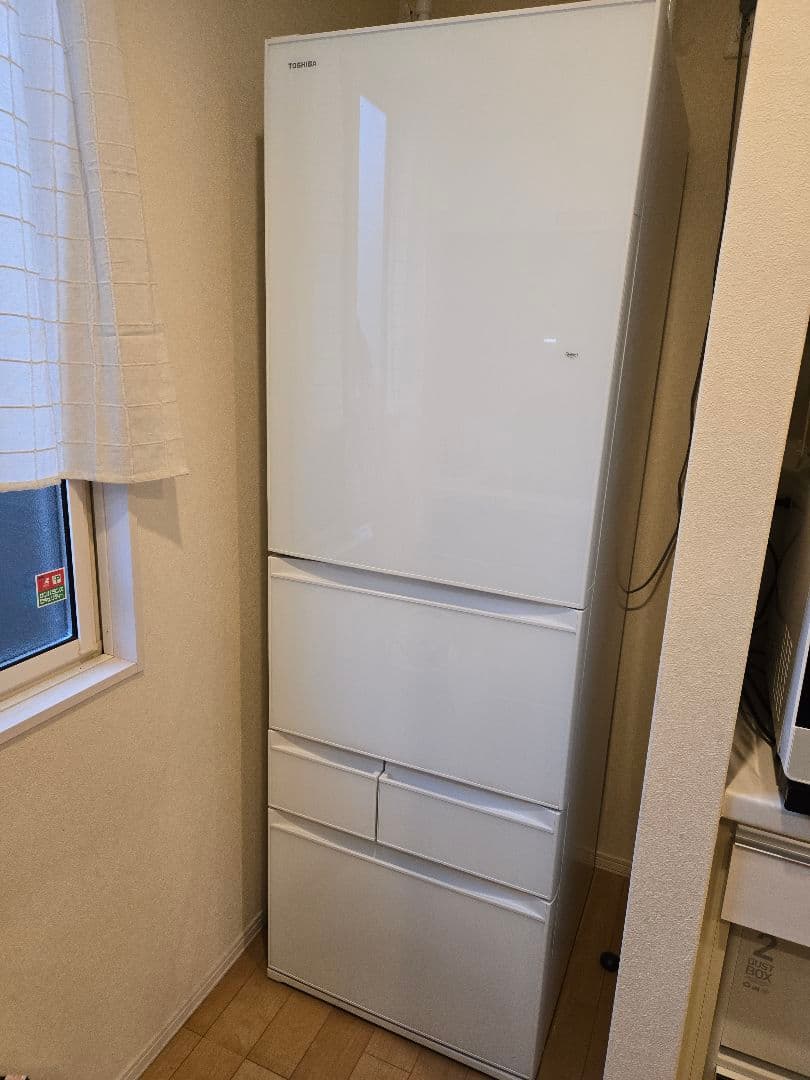 2019年製■東芝 411L 5ドア冷蔵庫 VEGETA GR-R41GXVL