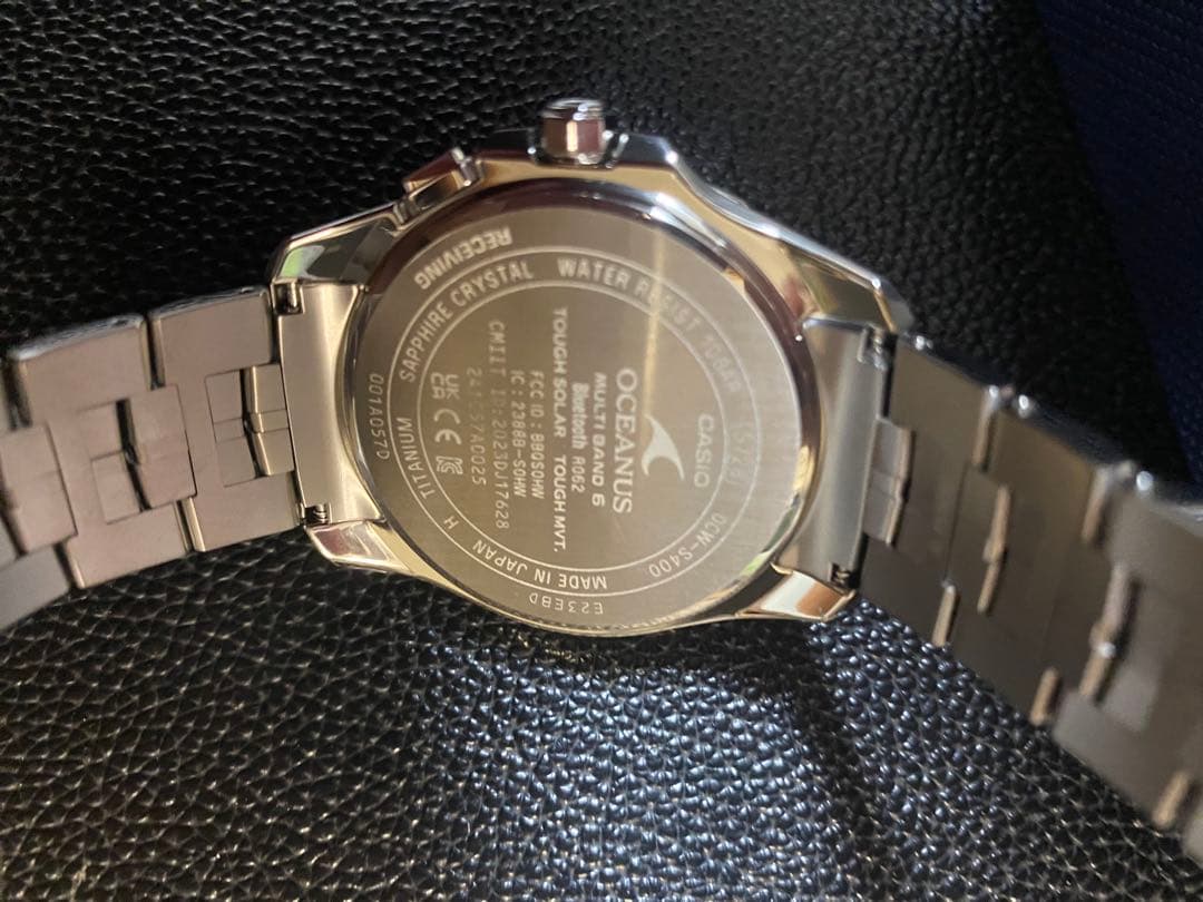 新品未使用・保証あり】CASIO オシアナス マンタ　OCW-S400-3AJF