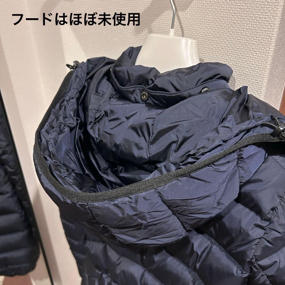 【美品】モンクレール　シャーパル　charpal ネイビー　ダウンコート　ロング