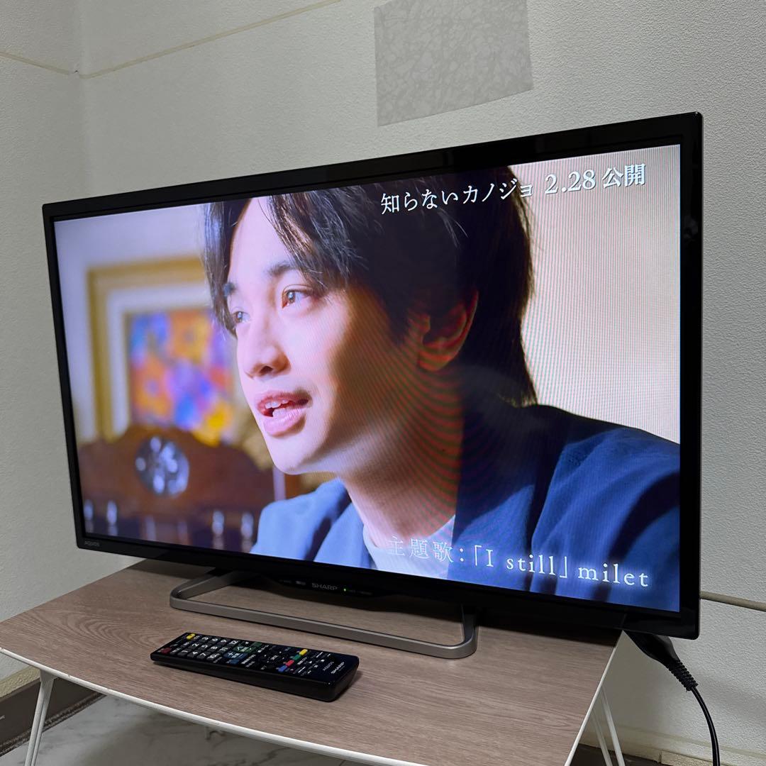 SHARP 32V型 AQUOS 液晶テレビ 外付HDD対応 ネット動画視聴可能