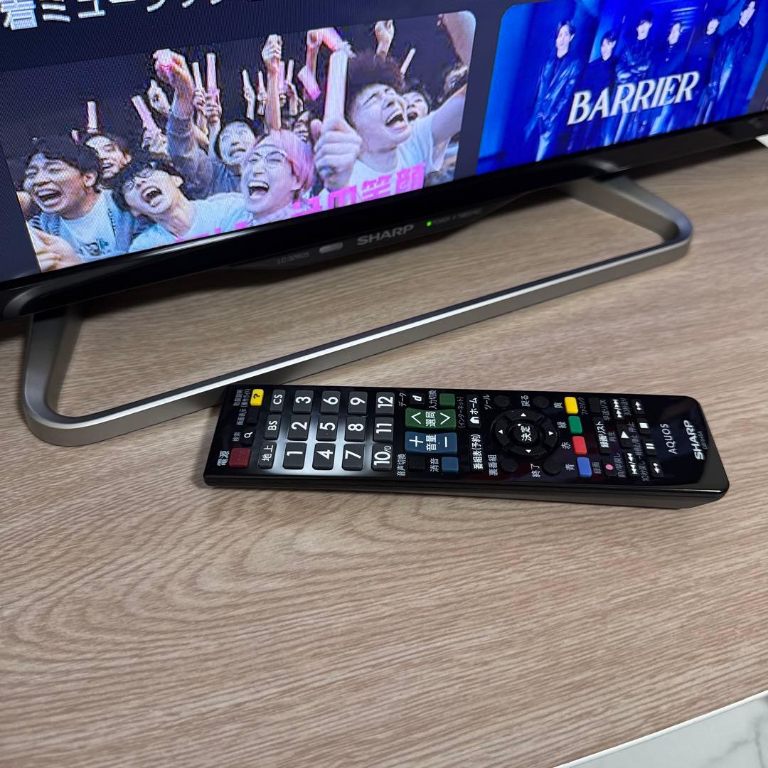SHARP 32V型 AQUOS 液晶テレビ 外付HDD対応 ネット動画視聴可能