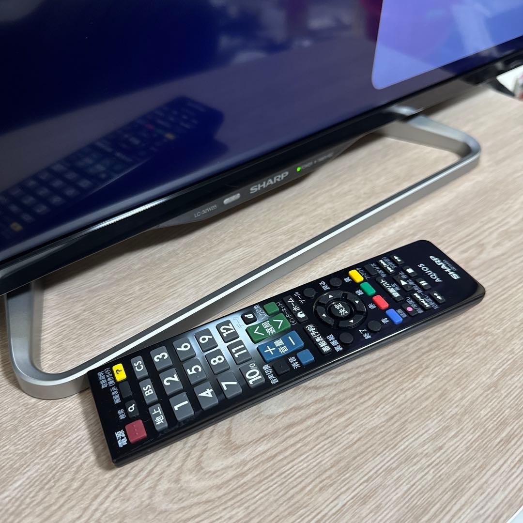 SHARP 32V型 AQUOS 液晶テレビ 外付HDD対応 ネット動画視聴可能