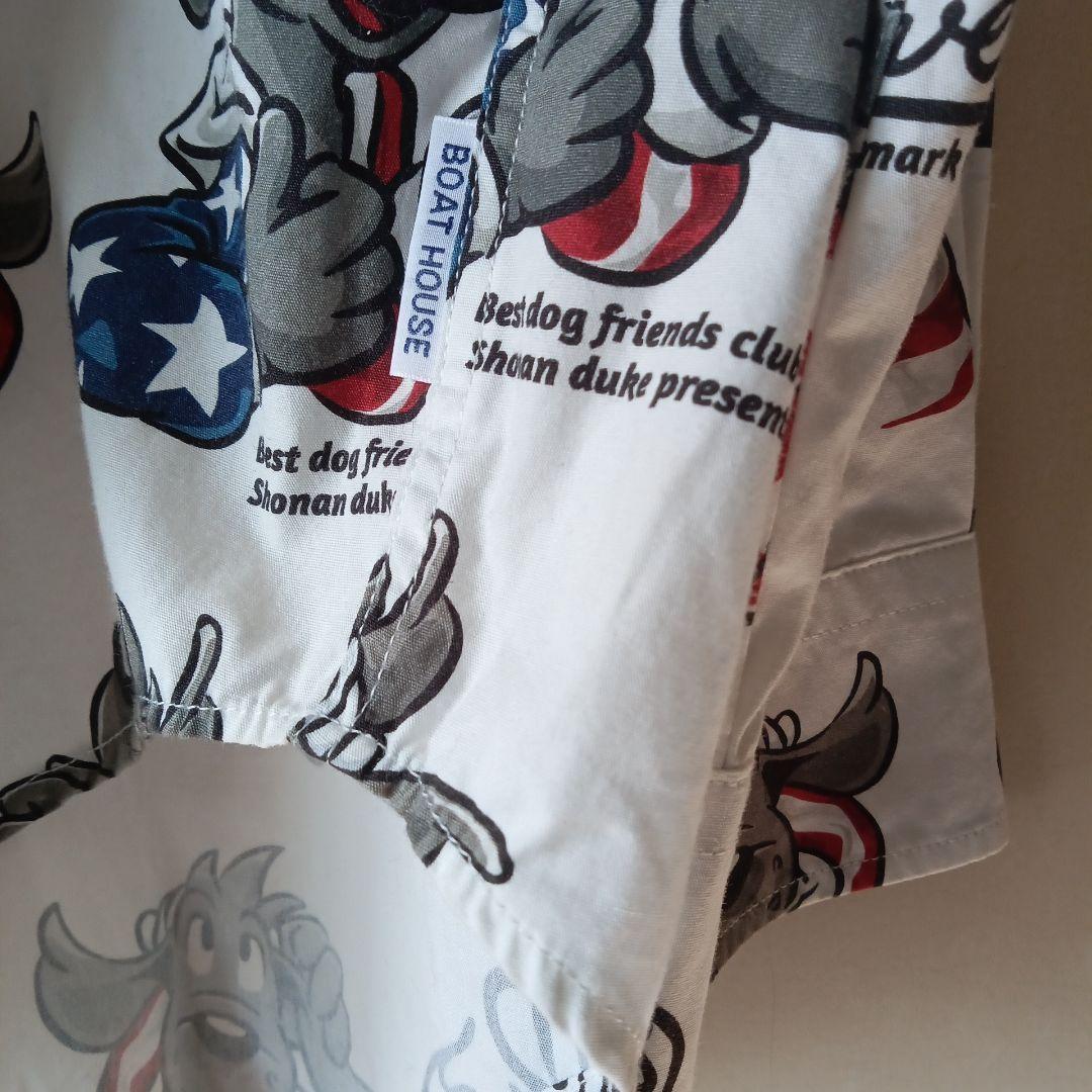 Boat House 犬イラスト 長袖シャツ M