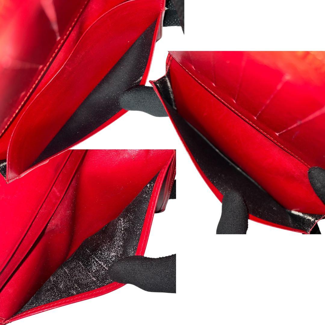 ルイヴィトン エピ ポルトカルトクレディ 長財布 お札入れ 二つ折り 赤 レッド