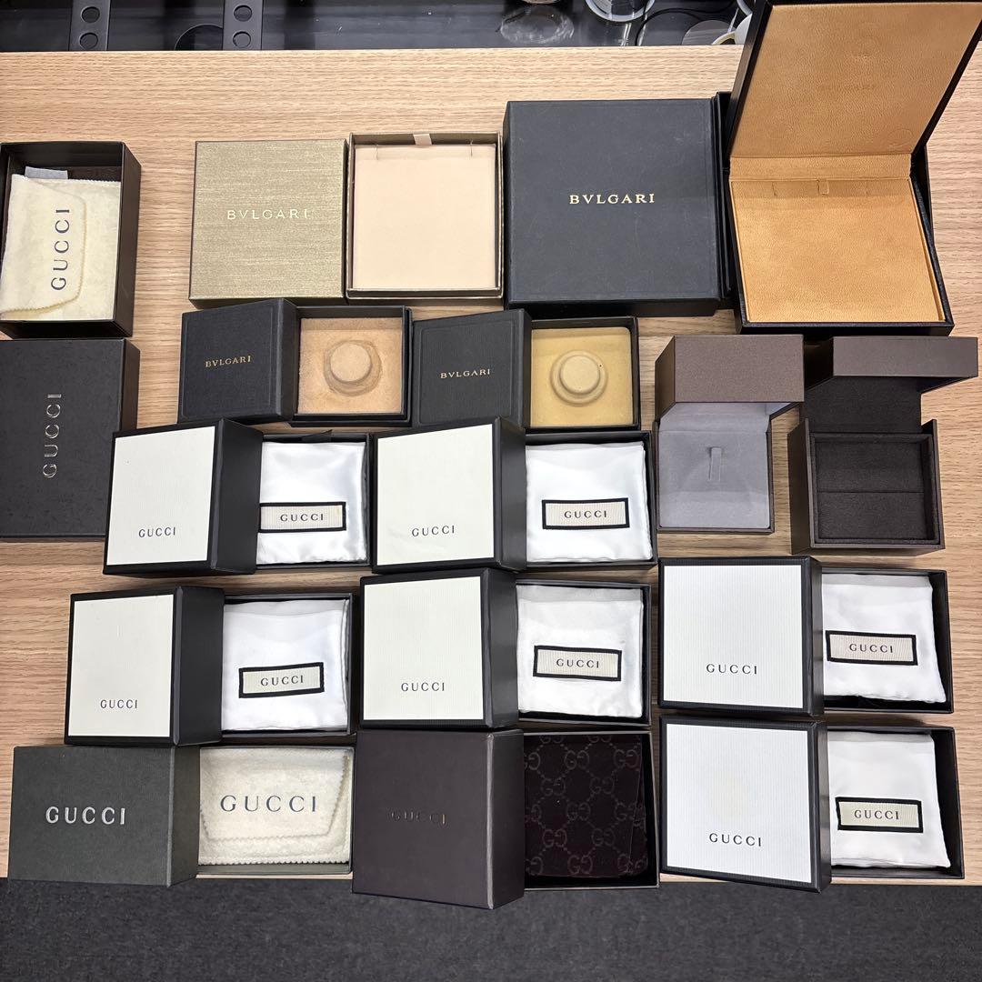 グッチ　ブルガリ　空箱GUCCI BVLGARI アクセサリーケース多数