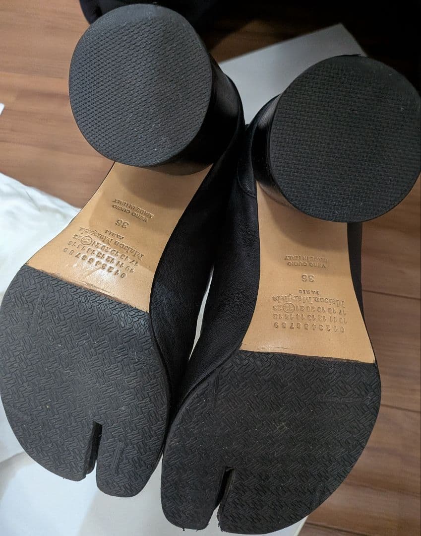 Margielaタビブーツ 36 黒