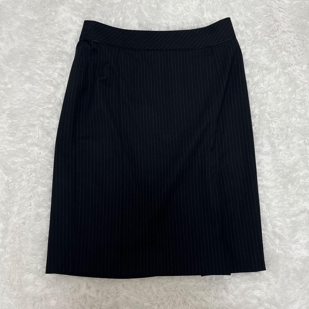 美品✨INDIVI (インディヴィ)ストライプスーツ セットアップ 3点セットM