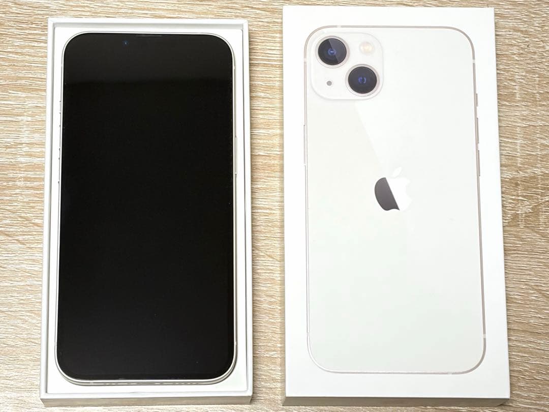 iPhone13 256GB スターライト SIMフリー バッテリー79%