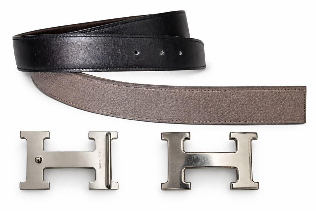 Ｒ*Ｅ様 リバーシブルレザーベルト H型バックル