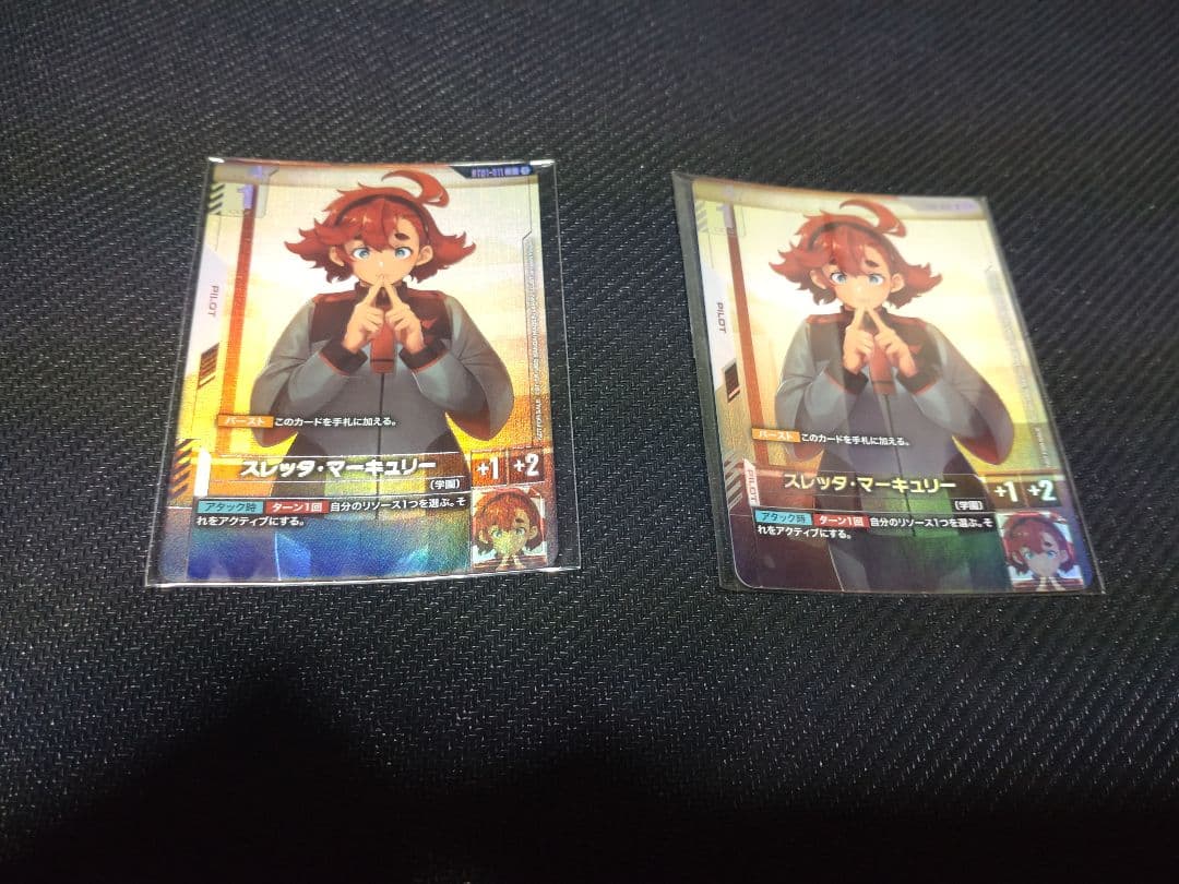 スレッタ　ニュータイプチャレンジ　プロモ　2枚セット　ガンダムカードゲーム
