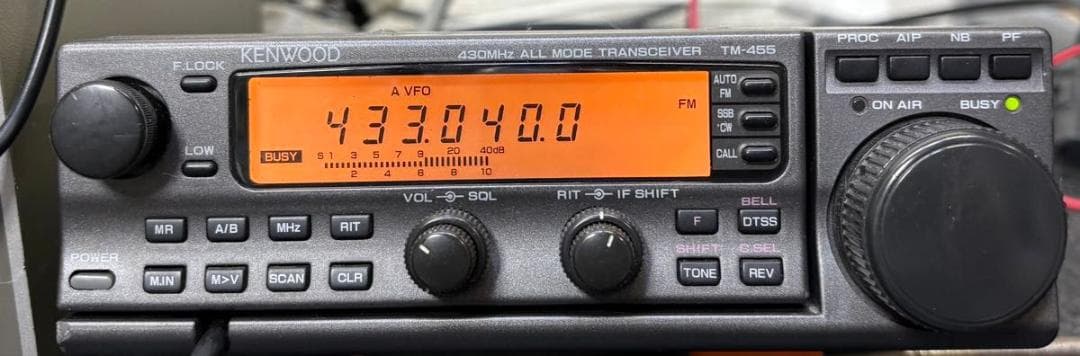 KENWOOD TM-455 トランシーバー　ハイパワー　FM・SSB・CW