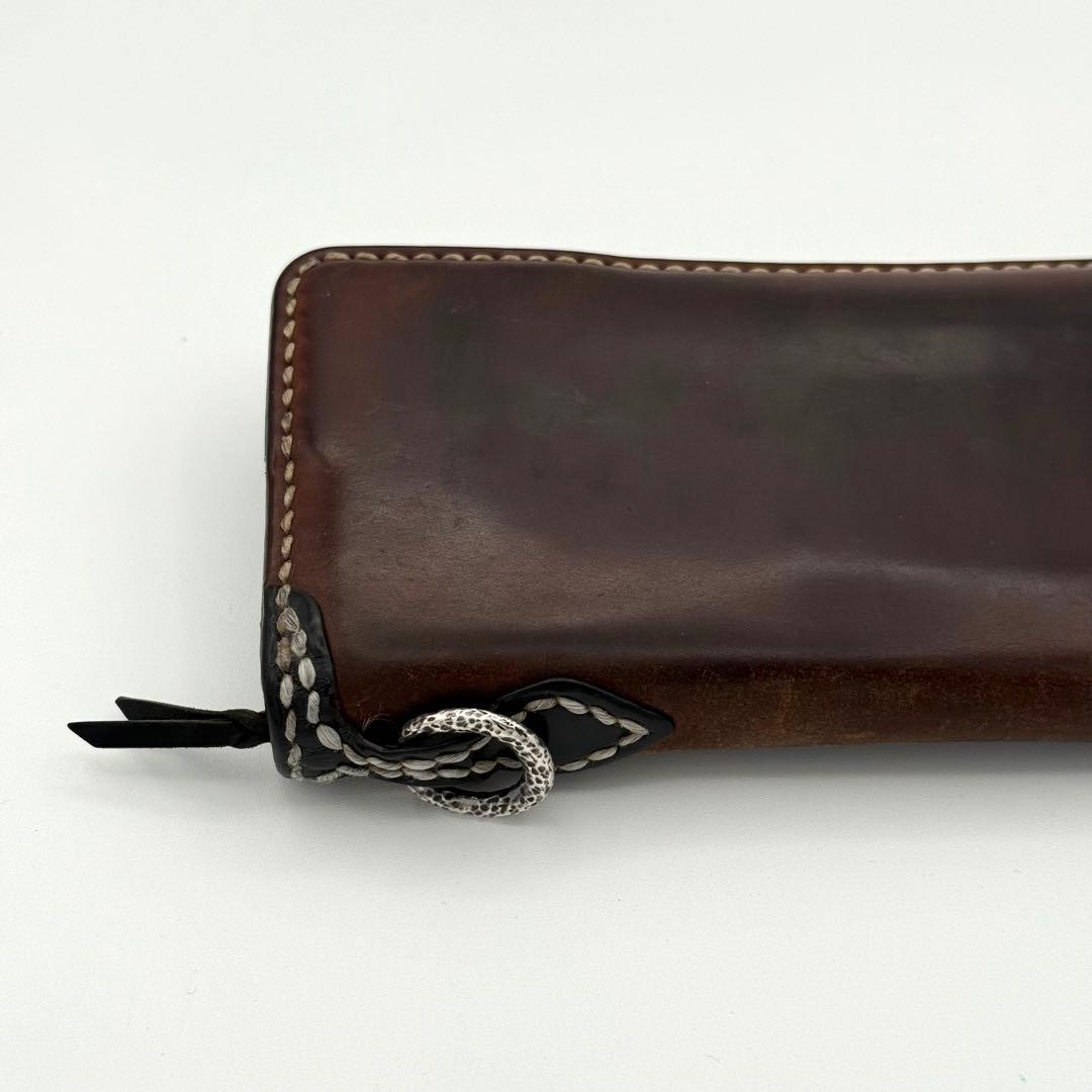 THE FLAT HEAD フラットヘッド 長財布 コンチョ コードバン