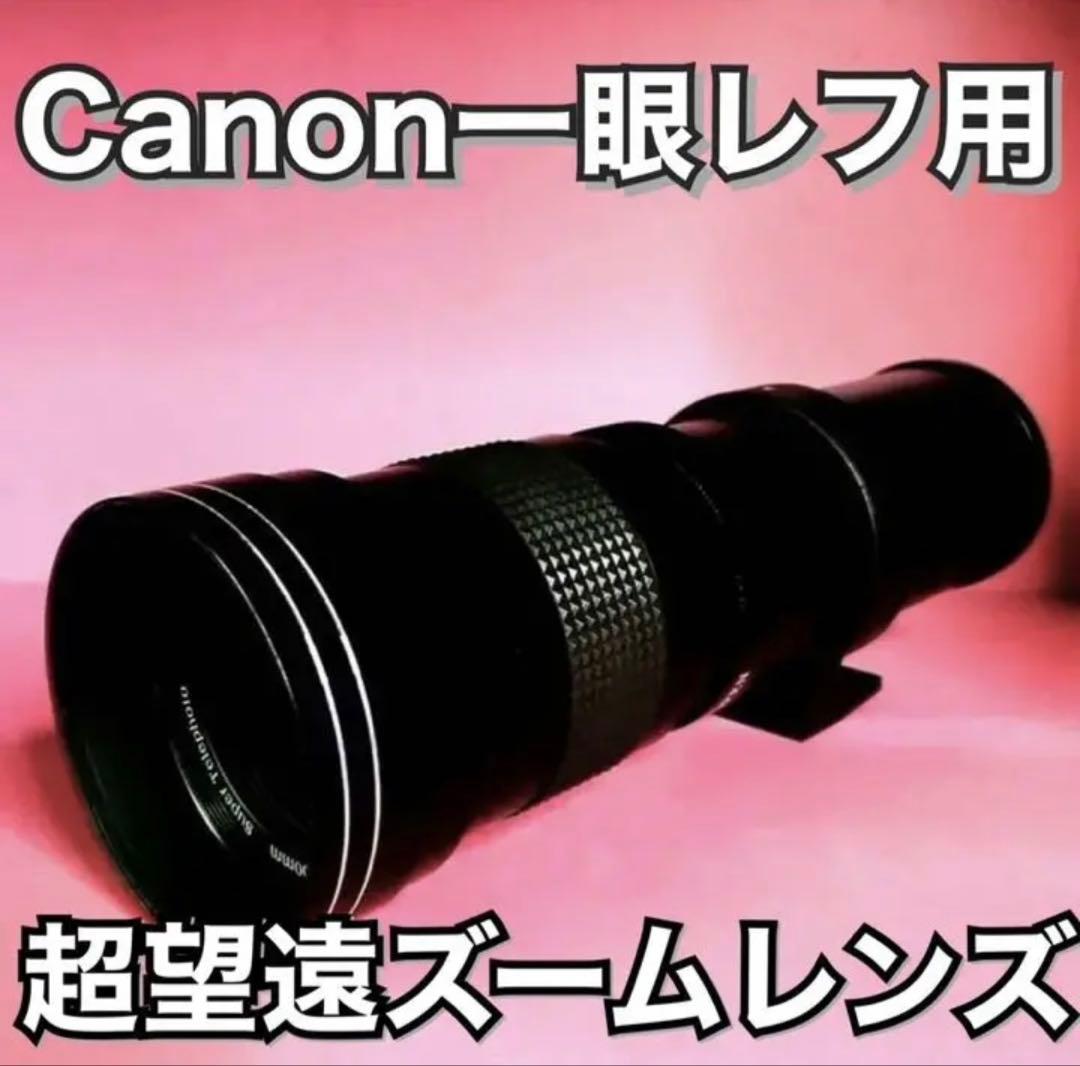 Canon 超望遠ズームレンズ　サードパーティ製品　サポート付き！アダプター付き