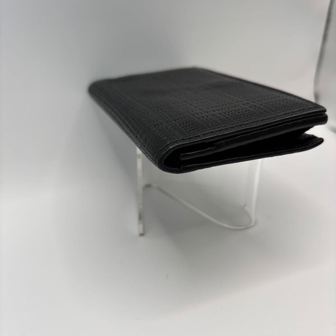 LOEWE カードケース　名刺入れ　ブラック　リネン　アナグラム　名刺ホルダー