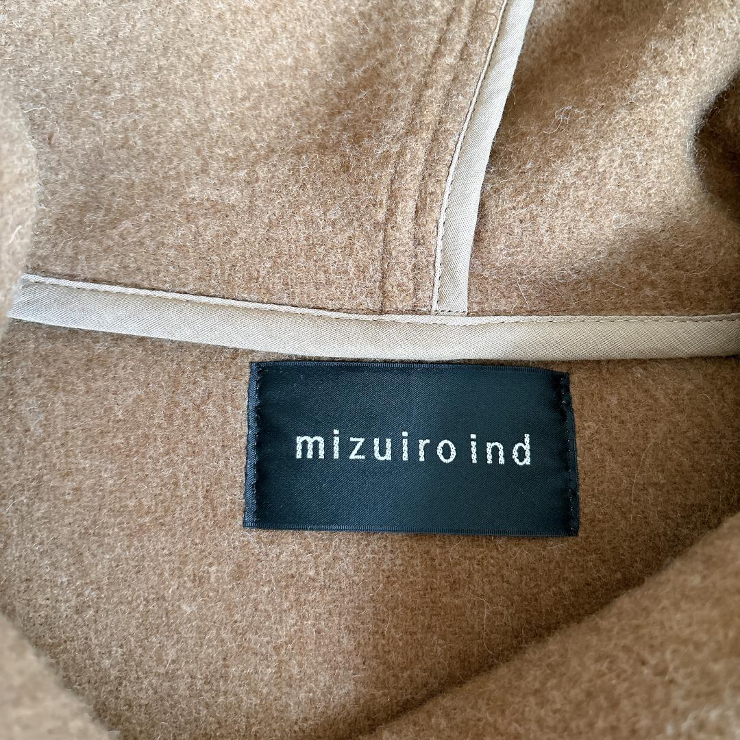 超美品⭐️ミズイロインド Aライン ダッフルコート キャメル Fサイズ ウール