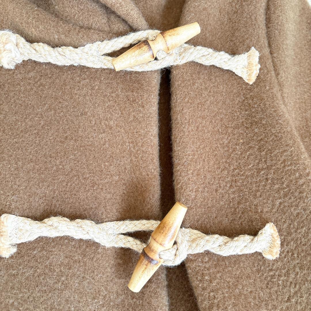 超美品⭐️ミズイロインド Aライン ダッフルコート キャメル Fサイズ ウール