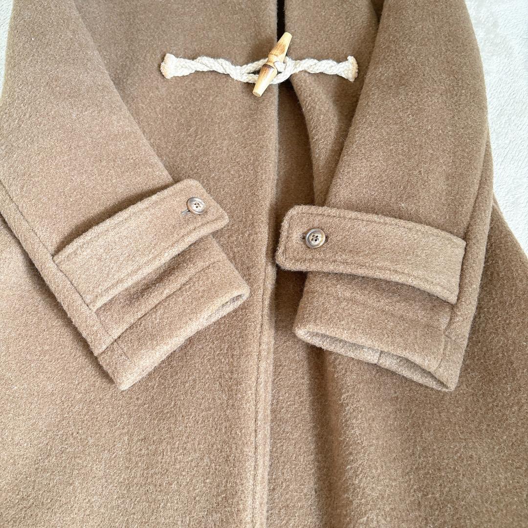 超美品⭐️ミズイロインド Aライン ダッフルコート キャメル Fサイズ ウール