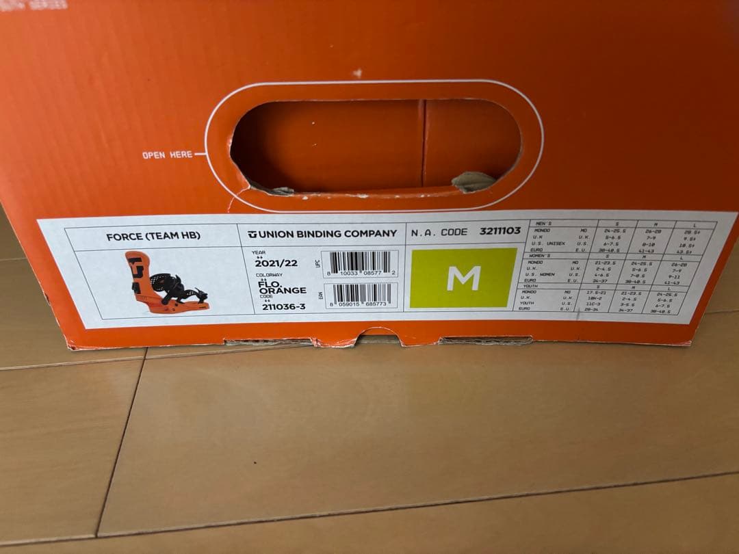 Union Force Mサイズ 21-22