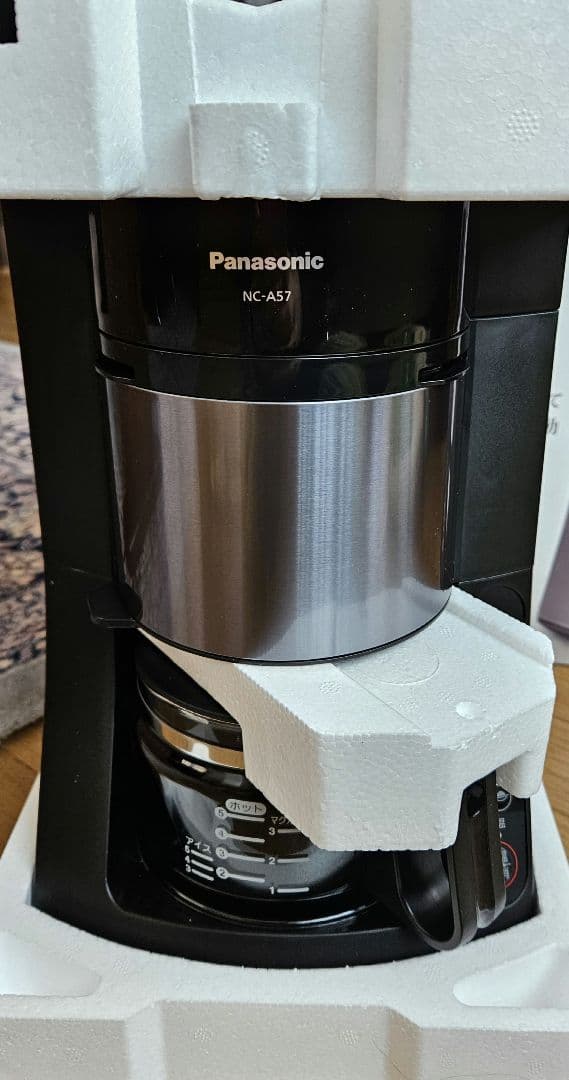 新品未使用✫Panasonic コーヒーメーカー　NC-A57-K(ブラック)