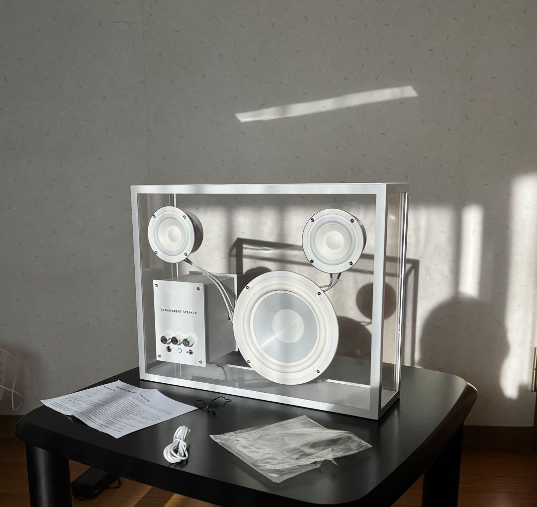 【新品未使用】Transparent Speaker リプロダクト（ホワイト）