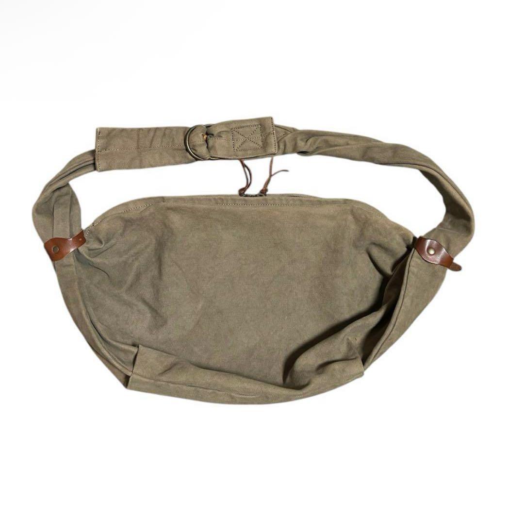 Kapital 6号帆布　スナフキンBAG カーキ　ショルダーバッグ