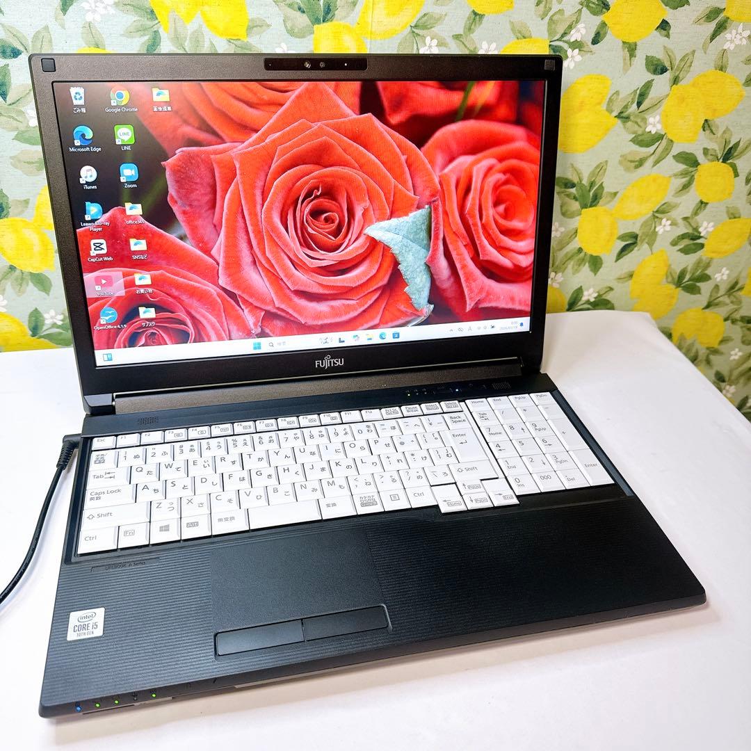 高年式❤️Windows11❤️富士通❤️新品SSD❤️動画編集や事務作業、サクサク快適