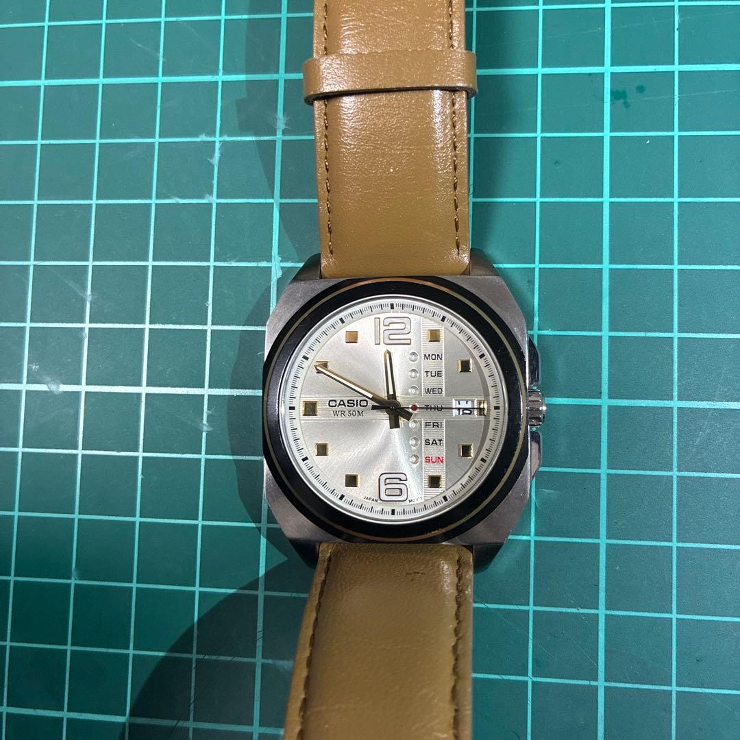 CASIO MTF-117 アナログ腕時計　ヴィンテージ