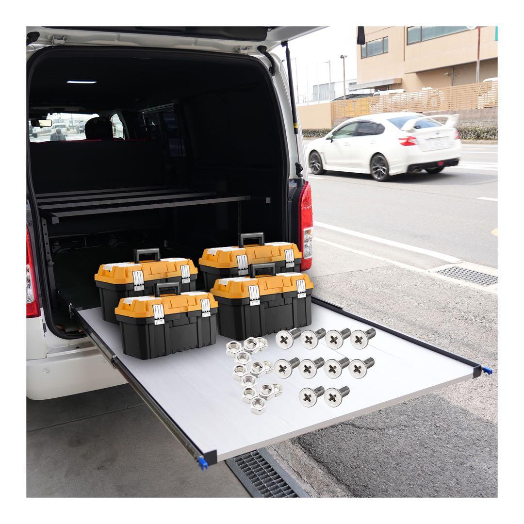 ハイエース200系 スライドドレール付きベッドキット