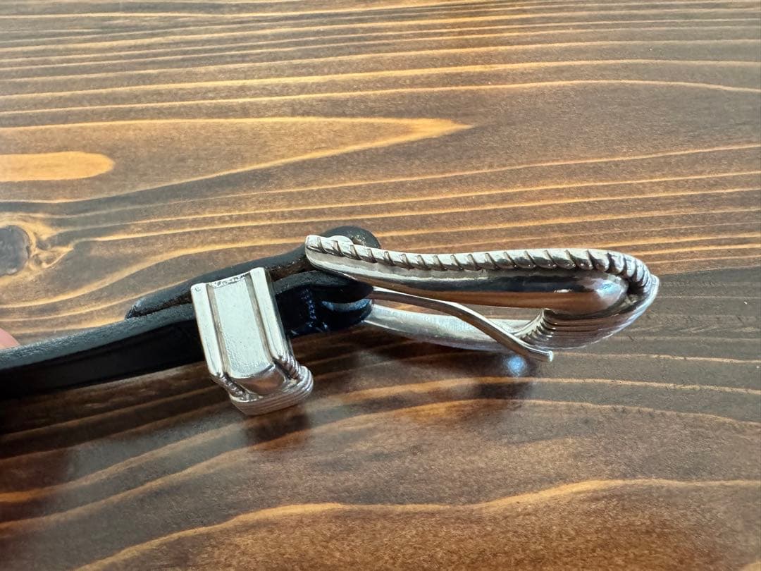 TORYLEATHERトリーレザーウエスタンベルト ブラック サイズ28USA製