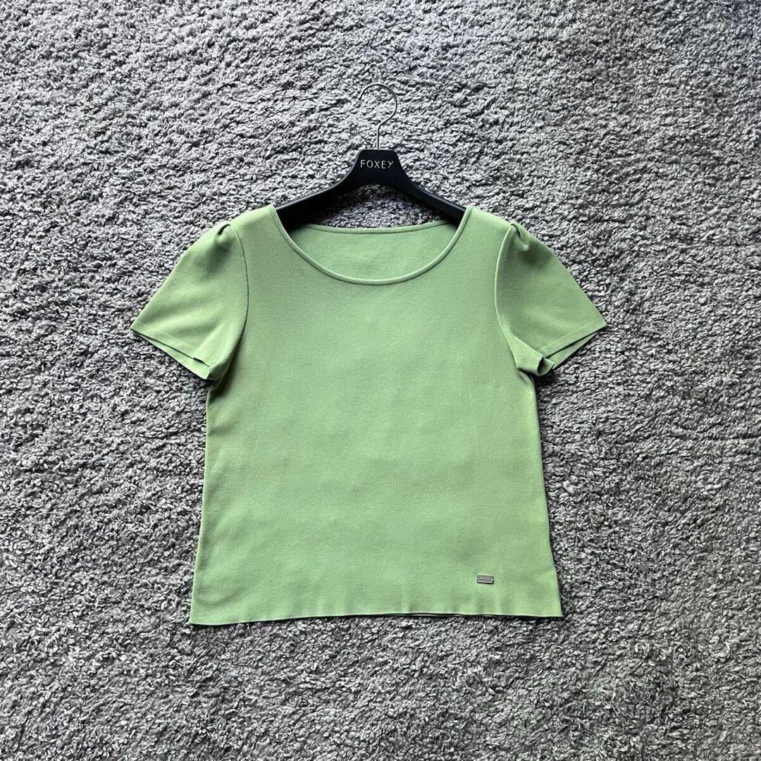 FOXEY 42 ジェイドグリーン Jelly Bean Sweater