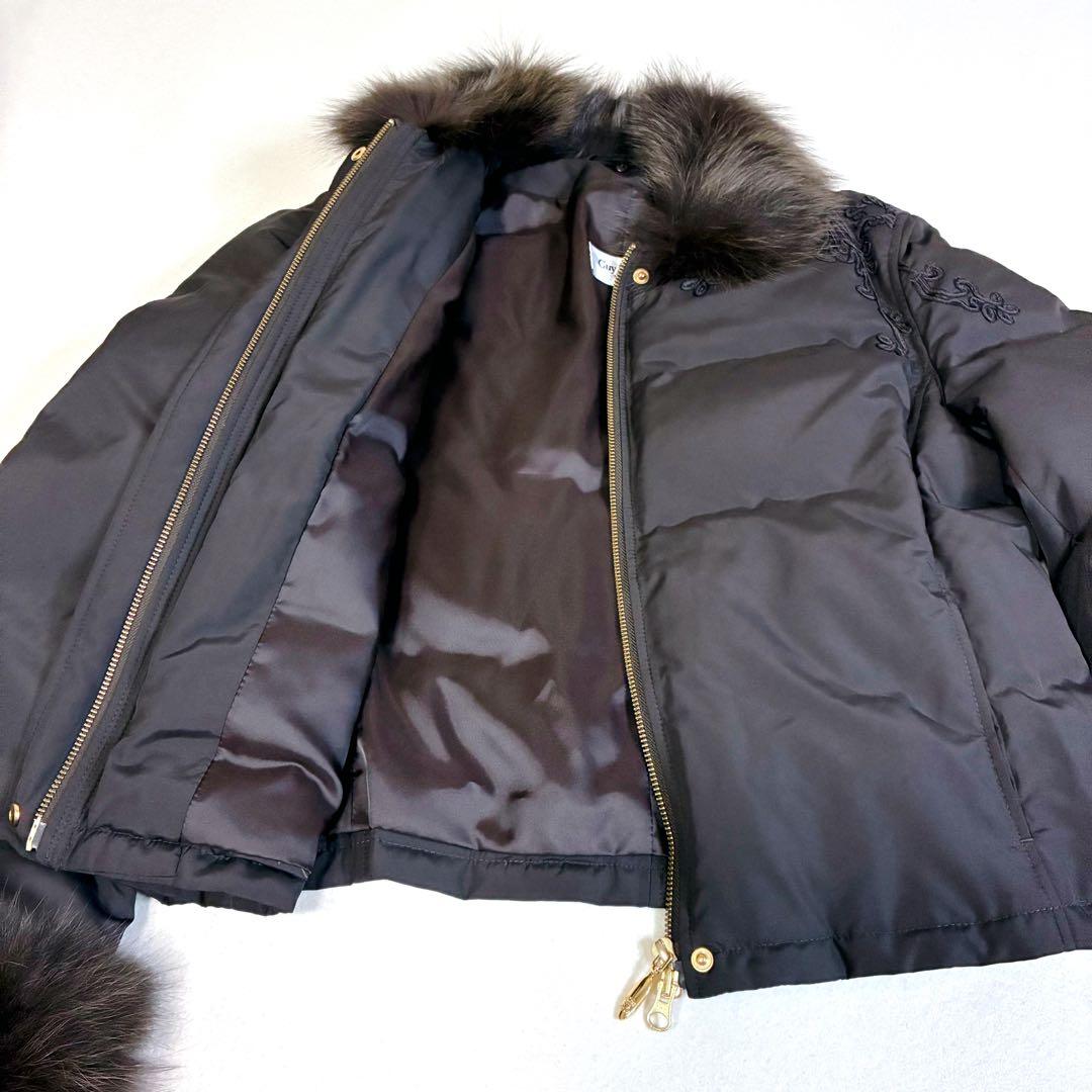 【新品未使用】Guy Laroche ブルーフォックス ダウンジャケット