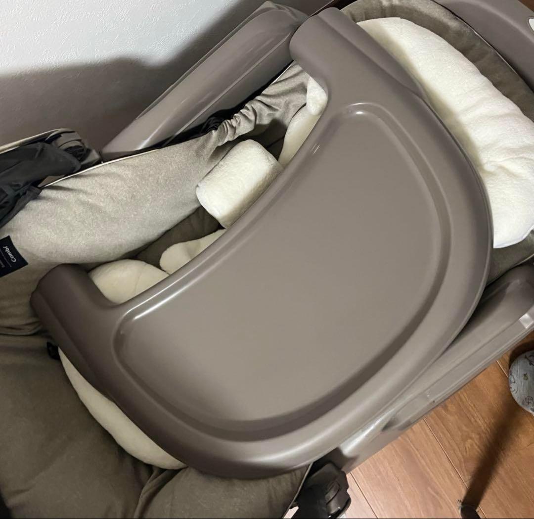 ネムリラ　オートスイング　ベージュグレー ベビーラック美品