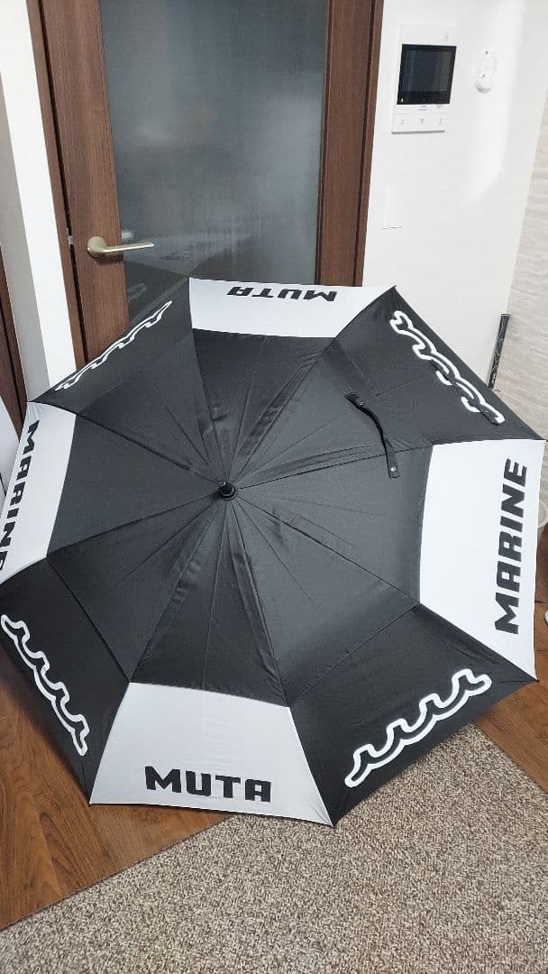 MUTA MARINE 折りたたみ傘 ブラック/ホワイト