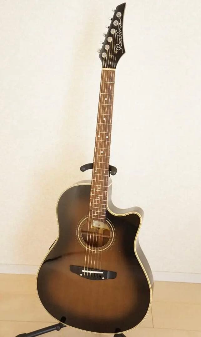 Morris Rumbler MR-1K ブラック エアレコ ギター モーリス