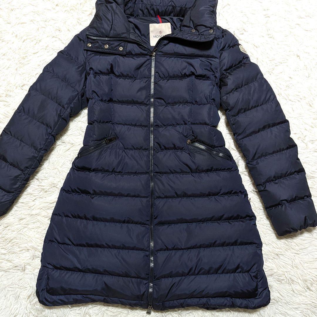 【美品】MONCLER FLAMMETTE ダウンジャケット ネイビー