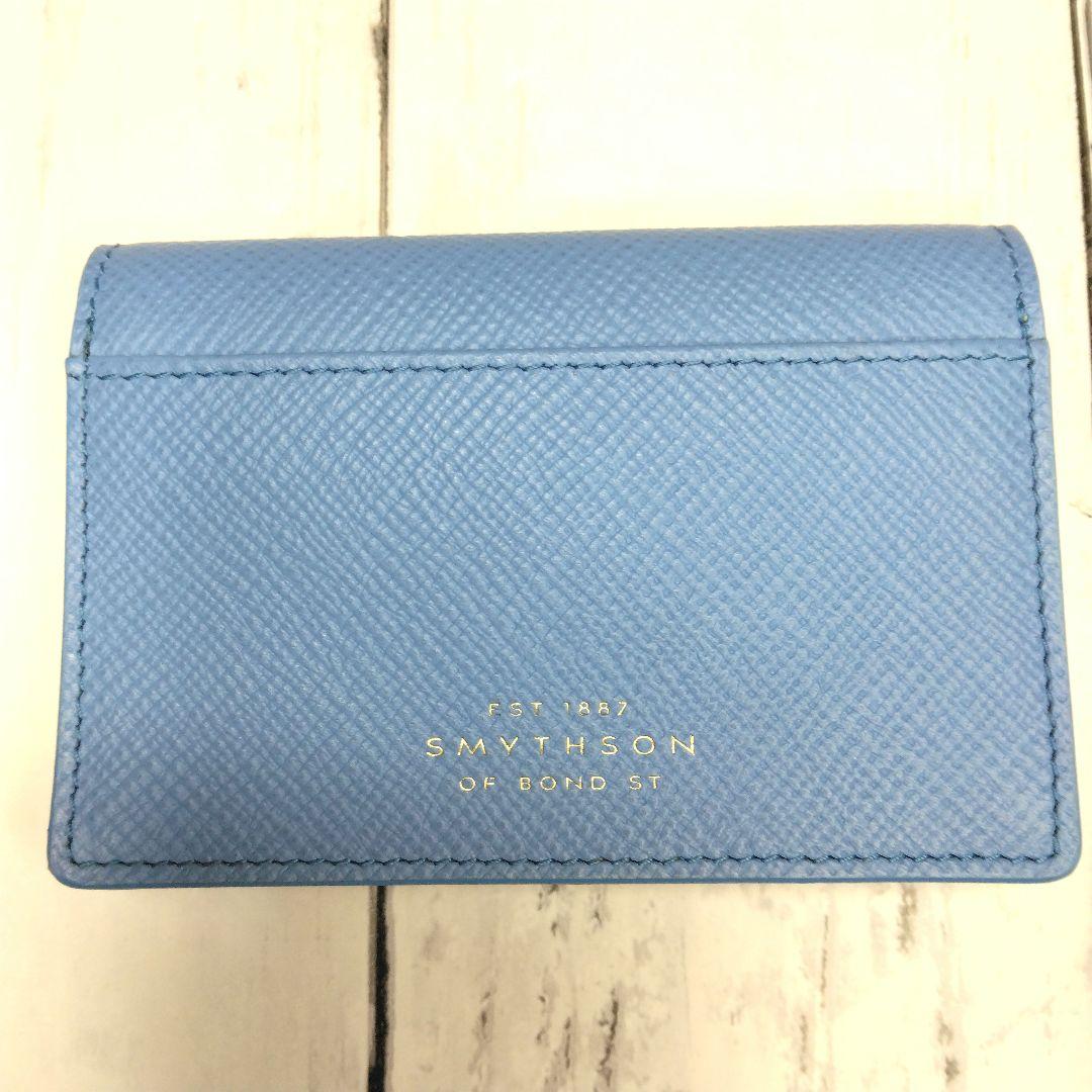 SMYTHSON　スマイソン　名刺入れ　カードケース　Panama パナマ　箱付